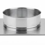 Πλάκα Βάσης Καμινάδας INOX Μονού Τοιχώματος