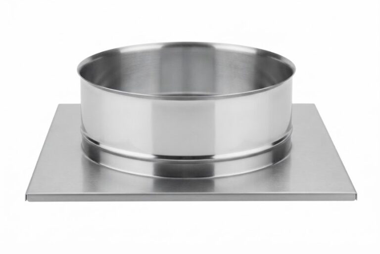 Πλάκα Βάσης Καμινάδας INOX Μονού Τοιχώματος