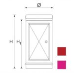 Θυρίδα Επίσκεψης Καμινάδας INOX Μονού Τοιχώματος