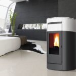 Vyda 13 ++ Evo Σόμπα Pellet EdilKamin κεραμικό λευκό ματ