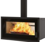 ενεργειακή κασέτα ξύλου με αγωγό Firepocket 100/100 Evo ιδανική για μετατροπή παλιού τζακιού σε ενεργειακό ή για σχεδιασμό νέας εστίας.