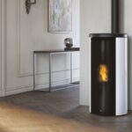 Lumea 7/9+ Σόμπα Pellet EdilKamin επένδυση με γυαλί λευκό