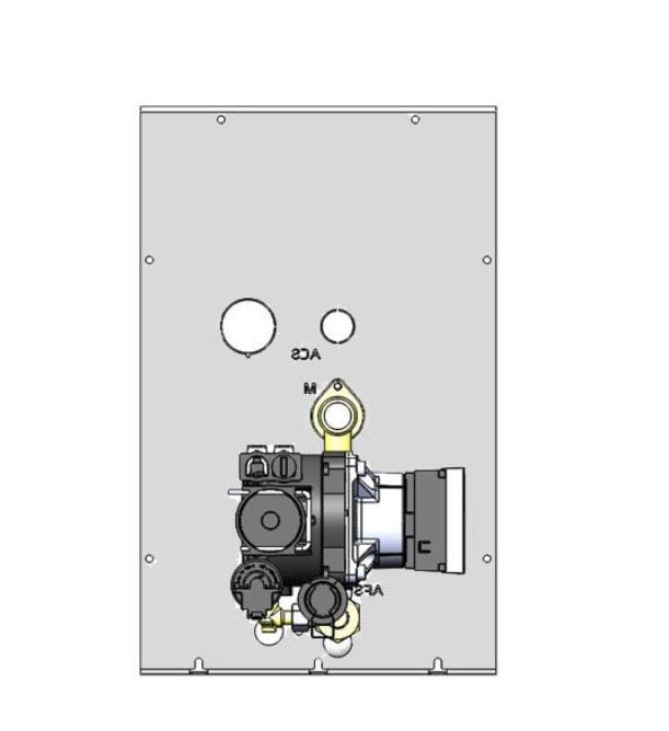 Kit R-FX για σύνδεση σόμπας-καλοριφέρ χωρίς ΖΝΧ
